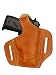 Barsony Tan Leather Pancake Gun Holster for Taurus TCP 738 .380 Right