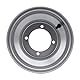 18x9.50 8 ATV Rad Rand Aluminiumlegierung Hochstärke 8 Zoll Rad Rand Hub Go Karts Golfwagen Silber (Vier Loch (Lochabstand: 110 mm / 4,33in))