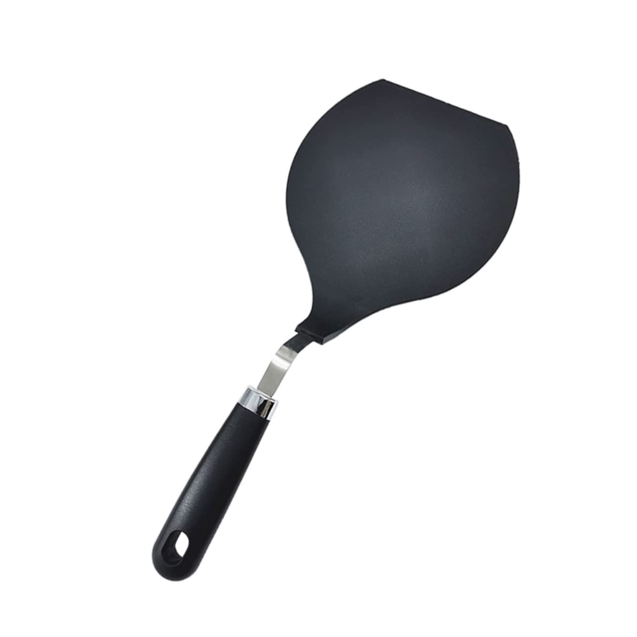 Spatola Nera Resistente al Calore, Antiaderente, in Nylon
