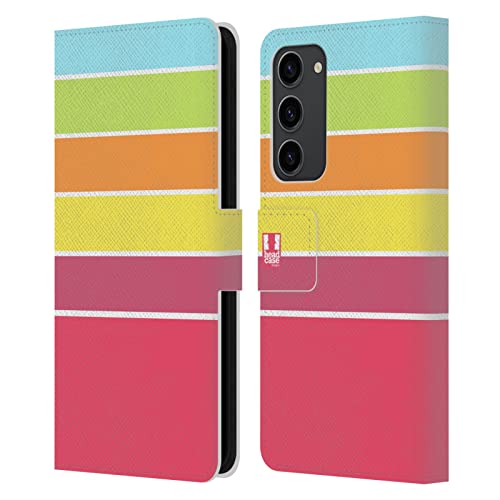 Étui portefeuille en cuir Samsung S23+ 5G Head Case Designs clapet rabat housse de protection