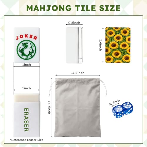 Set de Fichas American Mahjong VETEB XMMJ Acrílico miniatura 2