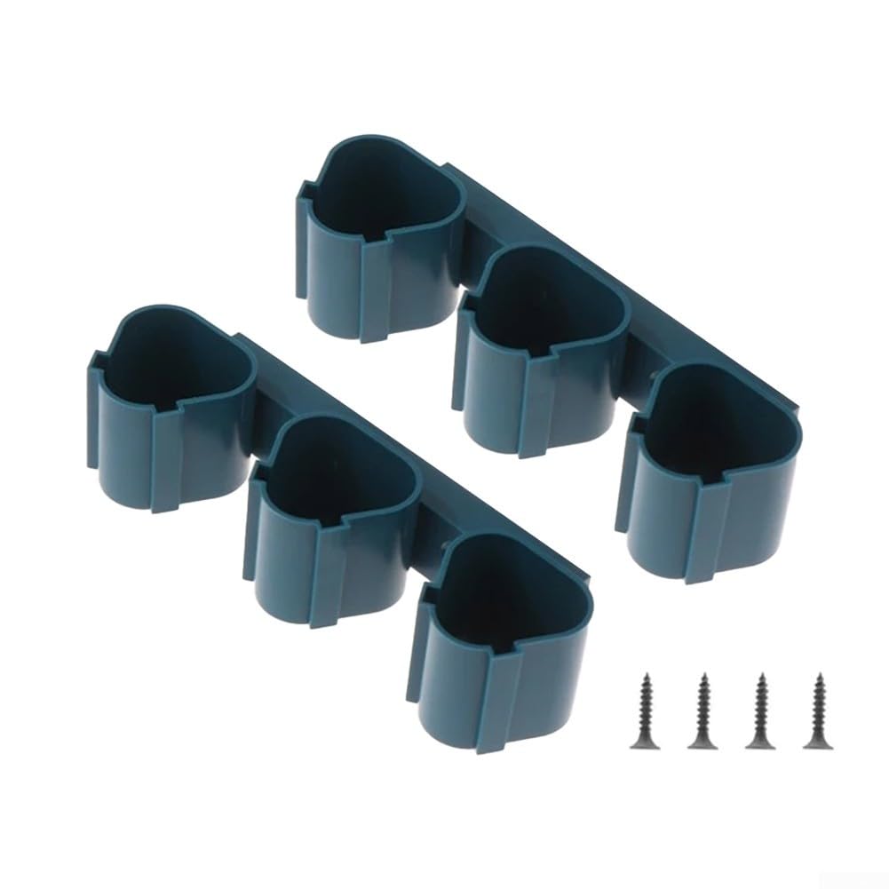 2 pack Battery Holders for Bosch 10.8V 12V battery storage Batterys Tools Storage Holders,Wall Mount B-attery Storages Racks with Batterys Slots