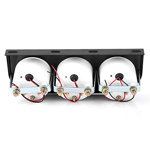 KSTE 3 IN 1 auto zusatzinstrumente, 3 IN 1 Triple Spur Kit Voltmeter Wassertemperatur Öldruckmesser Tachometer