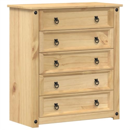 vidaXL Commode Corona 80x40x89 cm Bois Massif de pin