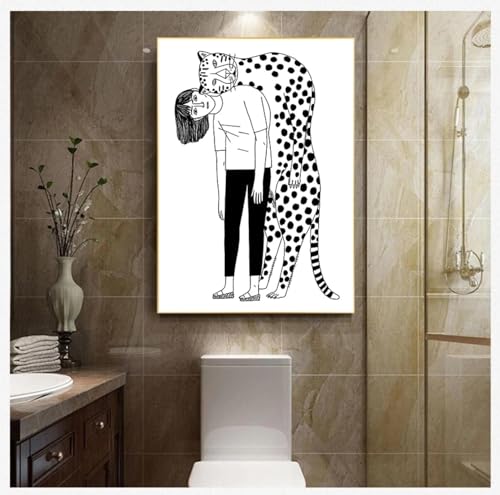 Peinture sur toile d'art mural pour salon moderne design 40x60 cm