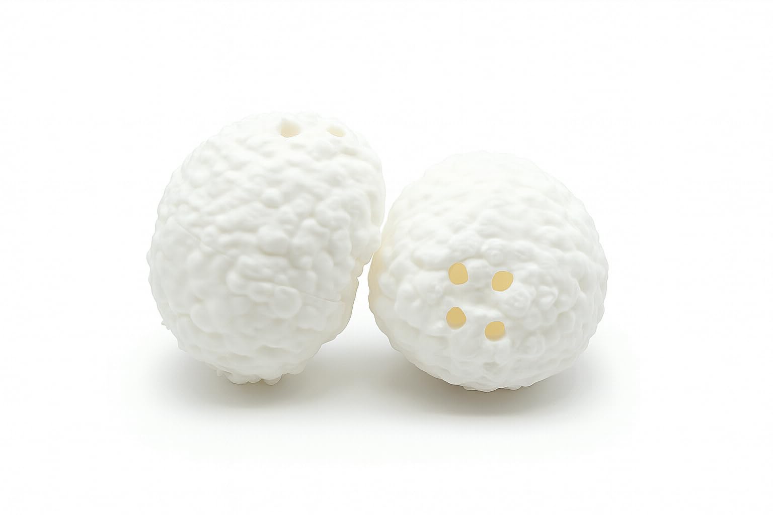 Generico Set of 2 Fake Truffles for Dog Training - Bayonet Closure, Truffle Oil Container, Washable and Reusable, White