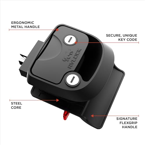 Image of RVLock Griplite RV Door Latch Replacement, Fits Most Campers /Trailers /RVs (Pack of 2)
