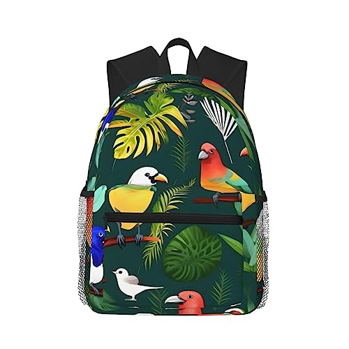 Sac à dos ordinateur portable et sac décontracté à feuilles de palmier