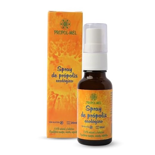 Propoleo spray garganta - 20 ml - BIO. Contribuye al bienestar de la garganta. Boca fresca gracias a su composición: propolis, miel, romero, eucalipto y limón.