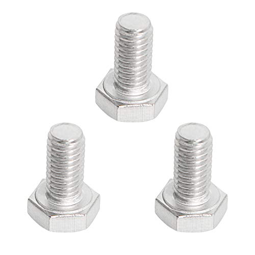 Image of M6 x 16mm Hex Head Bolts Screws Grade 6.8 Stainless Steel, Fasteners Fully Machine Threaded SUS304 30 Pcs