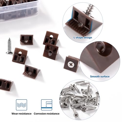 VooGenzek 100 PCS Drawer Bottom Sagging Repair Mending Wedges, Drawer Base Support Reinforcement - Image 4