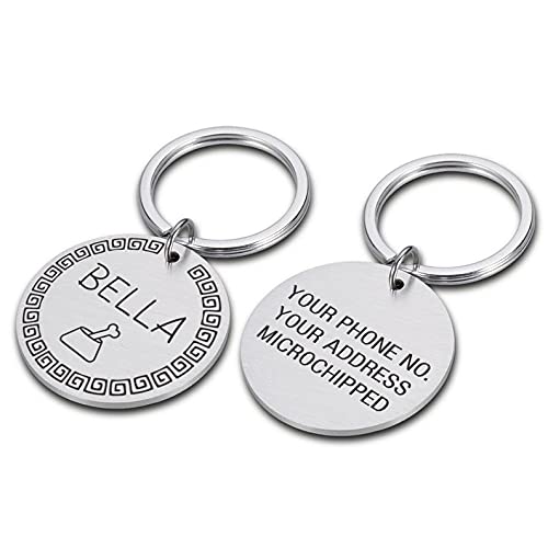 Customizable Pet Dog ID Tag, Pet Dog Tag, Personalized Cat tag, Two Side Sliver Dog Tag, Gold Dog Tag, Rose Gold Dog Tag, Black Dog Tag (B09C65C65G) Amazon Price History, Amazon Price Tracker