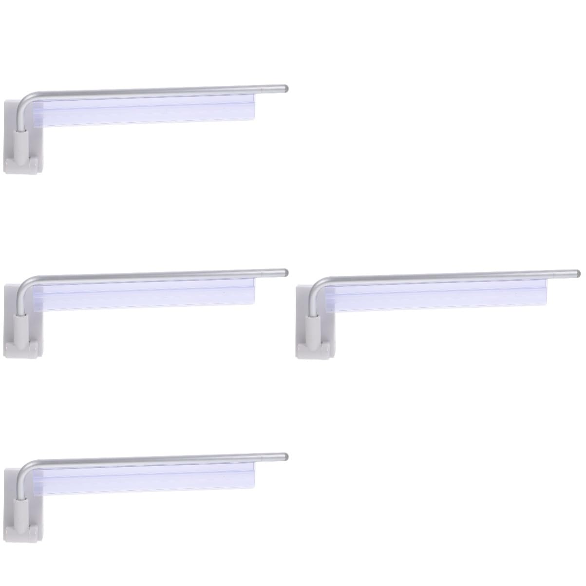4pezzi Supporto Magnetico Per Cartelli Porta Segni Trasparente Base Magnetica Per Esposizione Per Vetrine e Scaffali Di Stabilità e Design Elegante
