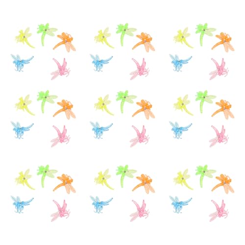 Gogogmee 50 Stück Teiliges Pflanzenclips in Schmetterlingsform Transparente Kunststoff-rankhilfen für Kletterpflanzen Vielseitige Garten Zimmerpflanzenstützen Bunte Orchideen