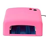 UV Nail Lamp, Eyourlife 36W UV Nail Light Dryer Led UV Lamp for Gel Nails, Acrylic, Shellac Cure USB Plug in with Timer Setting Model Pink