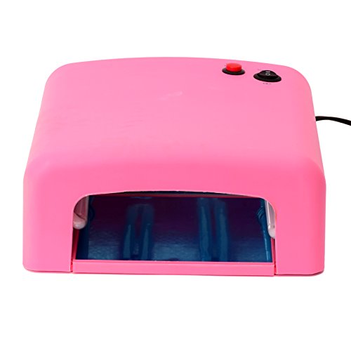 UV Nail Lamp, Eyourlife 36W UV Nail Light Dryer Led UV Lamp for Gel Nails, Acrylic, Shellac Cure USB Plug in with Timer Setting Model Pink