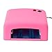 Eyourlife Beauty 36W UV Gel Nail Dryer Lamp Salon Kit Led Nail Kit Light Dryer Nails Pink