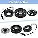 A ABSOPRO Air Conditioner AC Compressor Clutch Kit for Dodge Dakota Durango for Ram 1500 2500 3500 for Jeep Liberty 2002-2005 for SD7H15 AC Compressor Clutch No.55056335AA/55037466AC