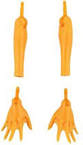 Piezas de repuesto para muñeca Monster High Great Scarrier Reef Glowsome Ghoulfish Toralei - DHH36 Brazos y manos de repuesto Naranja