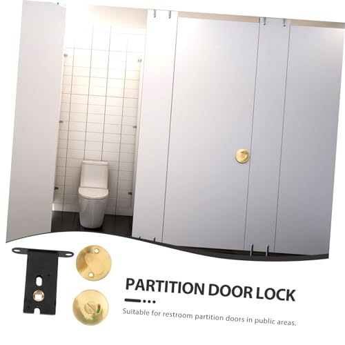 Serrure de partition de bain indicateur de confidentialité toilettes bureaux - 7