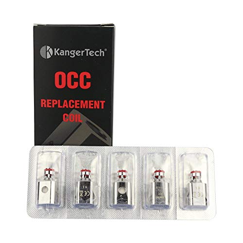 Véritable Kangertech OCC 0.5 OHM vertical pièce de rechange bobines v2 (pack de 5)