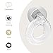 Yawsoy Reusable Ear Plugs, Low-/Mid-Level Noise Reduction Earplugs with Clear Speech for Conversation, Work, Social Gatherings & Noise Sensitivity, 15-18 dB (SNR), 6 Pair Ear Tips in S/M/L, Clear