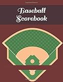 Baseball Scorebook: Baseball Scorekeeper Book | Baseball Game Record Keeper Book | Baseball Score...