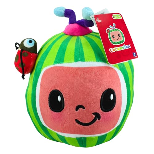 CoComelon - Peluche bordado grande de 25-35 cm, súper suave, calidad de regalo, color melón