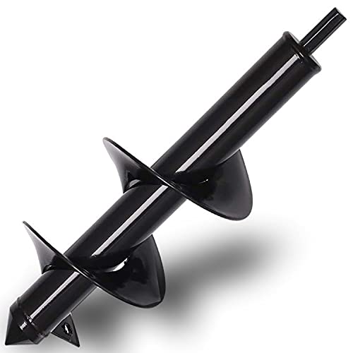 4' x 12' Easy Planter Garden Auger - Seedlings & Bedding Plant, Plant Flower Bulb Auger Post Hole...