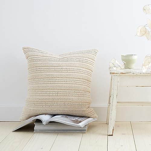 Pineapple Elephant Tufted Stripes Cotton 45x45cm Cushion Cover Natural