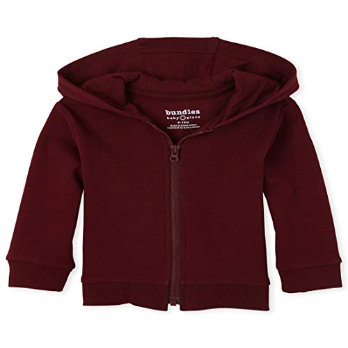 The Children's Place Moletom com Capuz e Zíper para Meninos, Sequoia, 9-12 Months