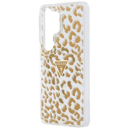 Coque Guess IML Leopard Print Triangle MagSafe pour Samsung Galaxy S26 Ultra - vue 8
