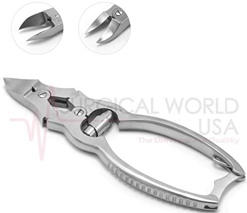 Mycotic Toenail Nipper Podiatrist Clipper Nail Cutter Thick Ingrown Toe Nails Heavy Duty Pedicure Tool 6