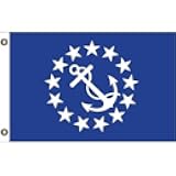 US Yacht Club Commodore 12in x 18in Flag