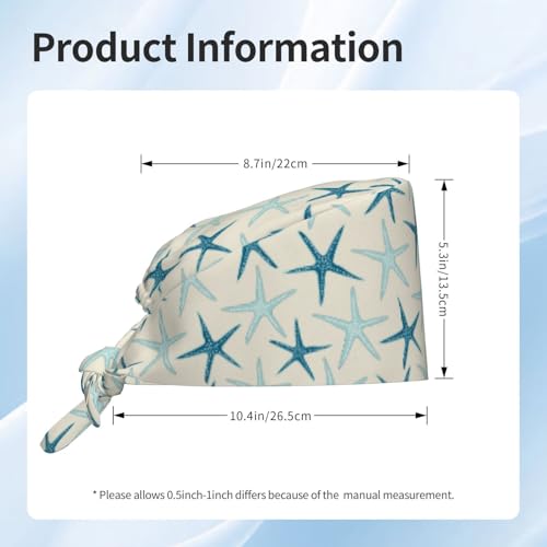 Image of Adjustable Working Cap Breathable Unisex Women Men Elastic Bandage Tie Back Hats Scrub Nursing Doctor Surgeon Cap
