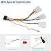 Jayubien Radio Wiring Harness for Toyota ISO Wire Harness Replacement 16Pin Android Car Stereo Adapter with 20Pin SWC Plug Reverse Cable Butt Connector 2012 and Below