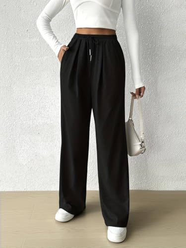 Image of dockstreet Women's /Unisex ONESOPEN Bottom Drawstring Pure Cotton Stretchable Baggy Jogger Pants || for Similar Baggy Look Order a Size or Two Large Than Your Usual Size