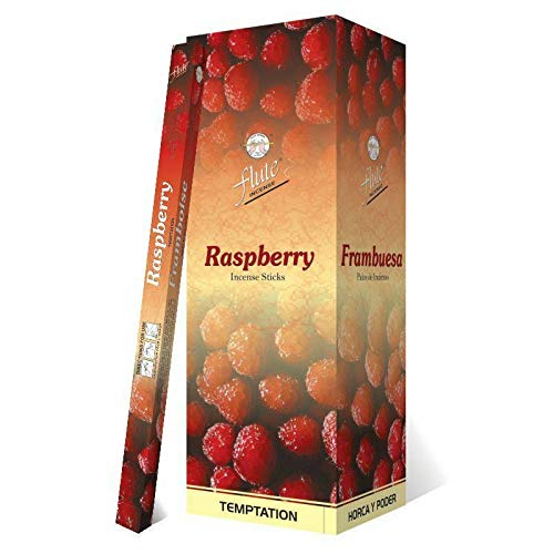 Flute Raspberry Charcoal Incense Sticks, Assorted Fragrances (Square Pack -200 Sticks Total) #TOP5