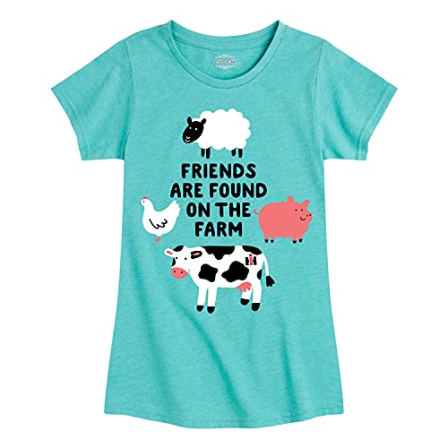 Case IH Friends are Found On The Farm - Toddler Girl Short Sleeve T-Shirt