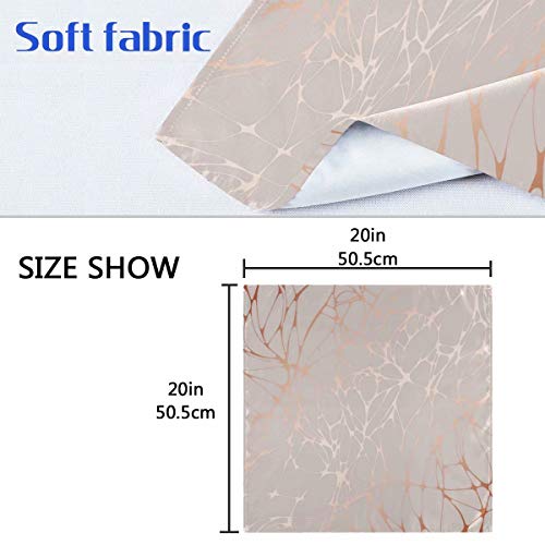 Servilletas de tela multicolor 50.5x50.5 cm pack de 4 miniatura 5
