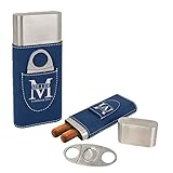 Personalized Cigar Case (Blue)