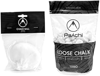 Psychi Refill Chalk Bundle Chalk Ball for Crossfit Gym Bouldering Rock Climbing Gymnastics Weightlifting Pole Dancing Bouldering
