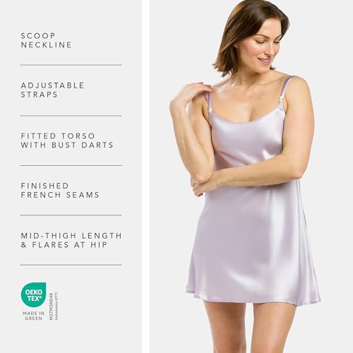 Fishers Finery Women's 100% Pure Mulberry Silk Chemise; Nightgown3