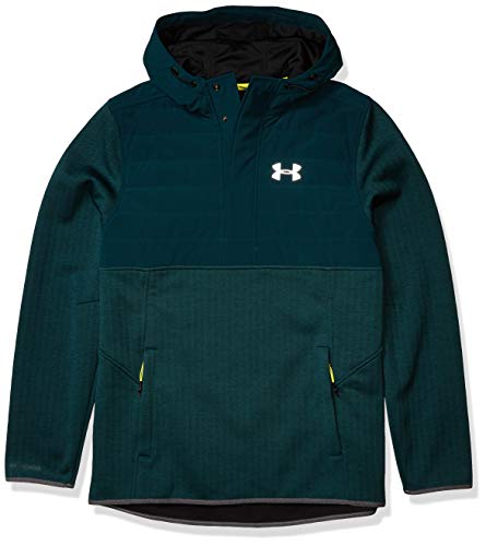 Under Armour Men's Storm Henley Swacket Hoodie, Arden Green (919)/Reflective, Large