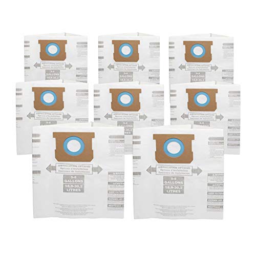 Image of 8 PCS Replacement for Type E 9066100 90661 Type H 90671 9067100 5-8 Gallon General Purpose Dust Bags