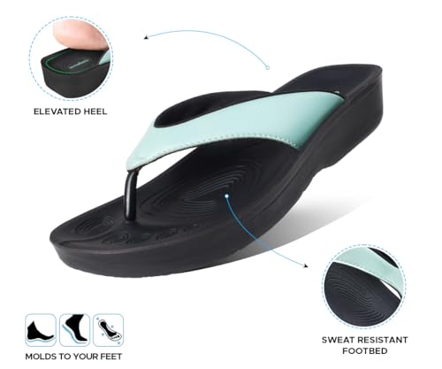 Image of AEROTHOTIC Comfortable Arch Support Flip Flops for Women Orthotic Sandals