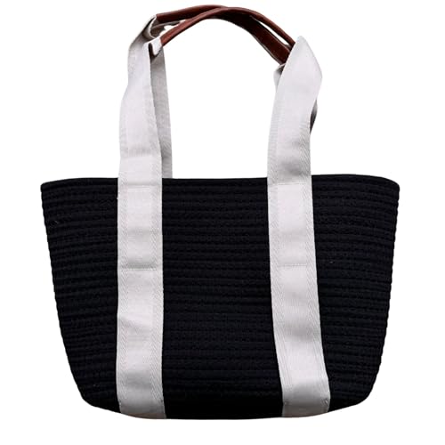 Sac à bandoulière tissé léger qui résiste au poids de vos affaires de plage et de ville