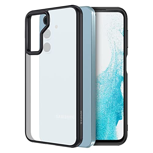 Image of KAPAVER Hybrid Shockproof Back Cover Case Compatible with Samsung Galaxy A54 (PC+TPU) (Hazy Black)