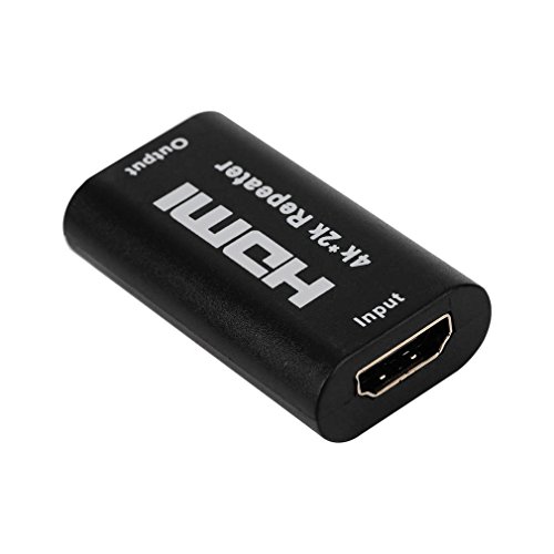 HDMI Repeater 4K Signal Amplifier 40 Meters Cable HDMI Female to Female Extender Connector