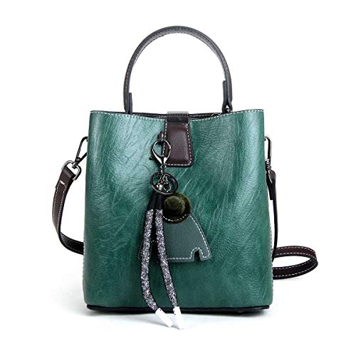 Sac de seau simple vert ideal pour les sorties citadines et le bureau